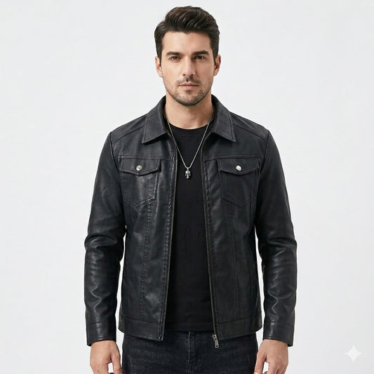 Dante Bellini | Premium Winter Leather Jacket For Men