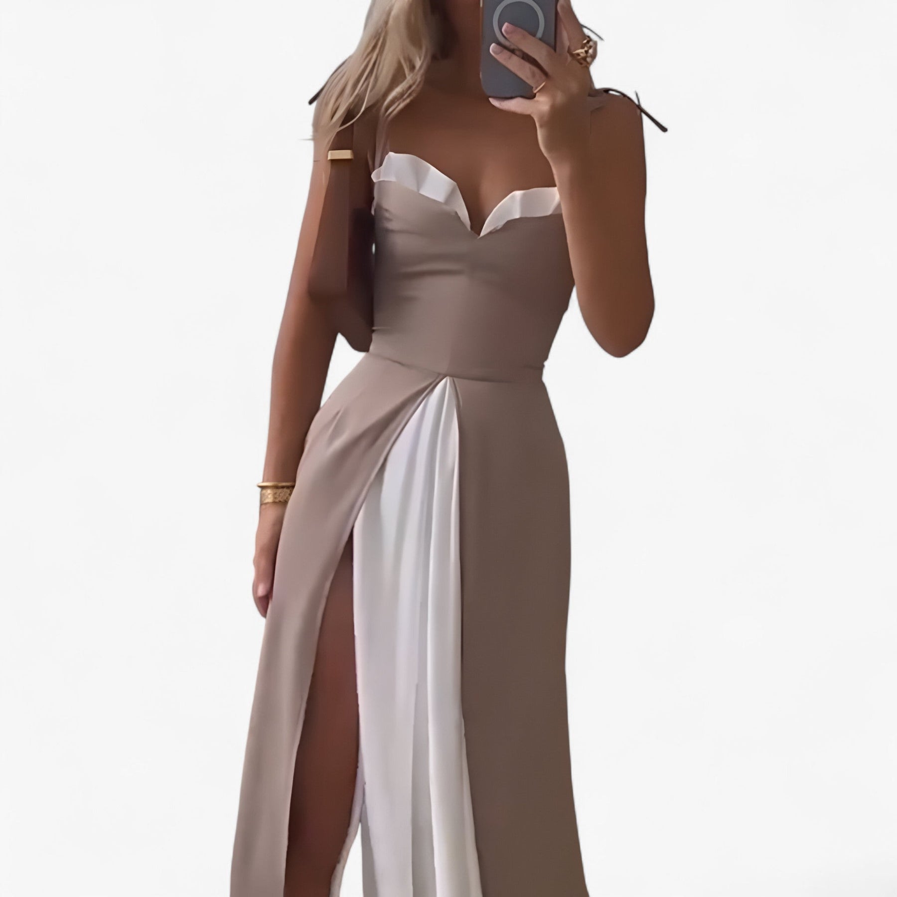Beatrice Sleeveless Dress Woman – Elegant Light Summer Dress for Chic Casual Style