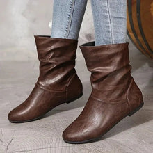Amara Women's Leather Boots – Genuine Leather Boots with Non-Slip Sole & Elegant Cut