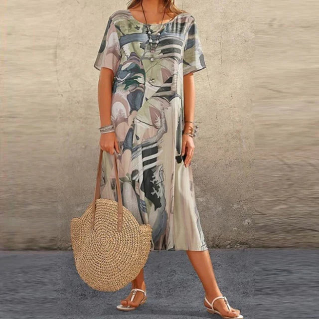 Annarosa Comfortable Tunic Dress – Casual Elegance for All Occasions