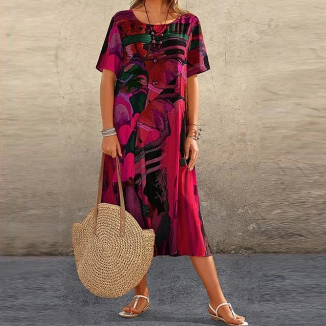 Annarosa Comfortable Tunic Dress – Casual Elegance for All Occasions