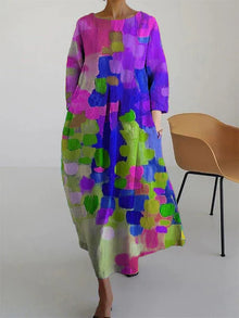 Antonella Floral Dress – Lightweight summer dress in 100% cotton with a romantic print and a comfortable fit