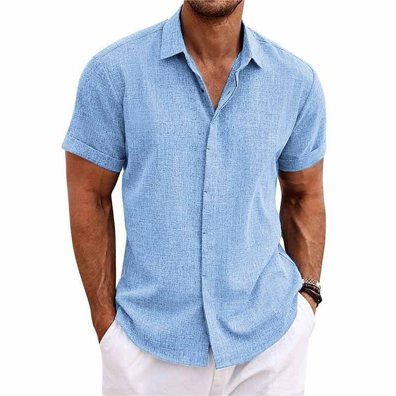 Polo Homme Joshua – Short Sleeves, Button Closure & Comfortable Fit for Daily Use