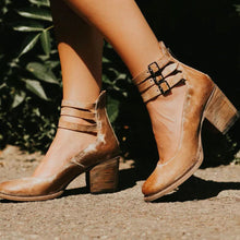 Women's Sage Heels – Thick Vegan Leather Heels with Comfortable Fit & Trendy Design