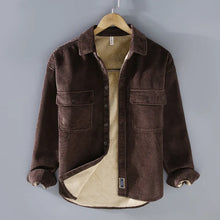 Emerson Corduroy Velvet Jacket Men – Warm Fleece Lining & Casual Style