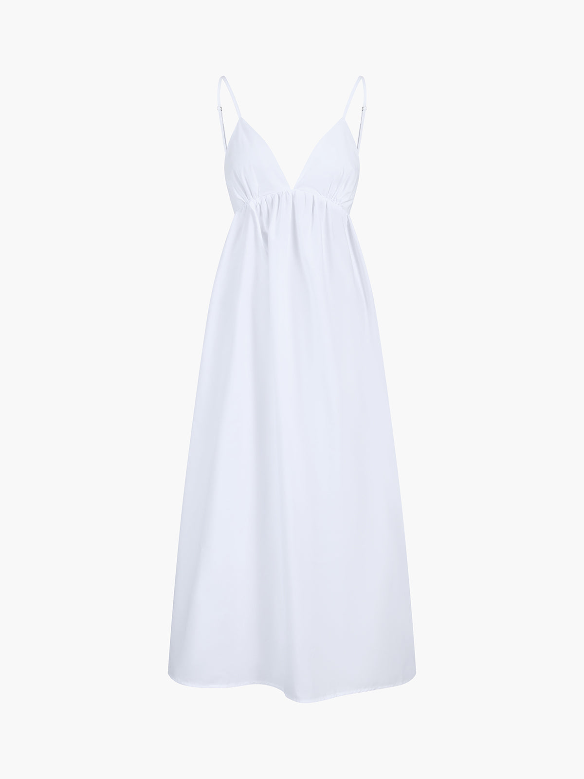 Camille Long Dress Women – Light Summer Dress with Open Back & Elegant Flowing Cut