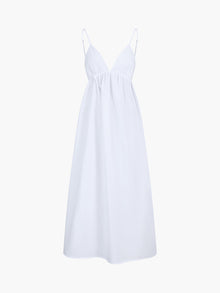 Camille Long Dress Women – Light Summer Dress with Open Back & Elegant Flowing Cut