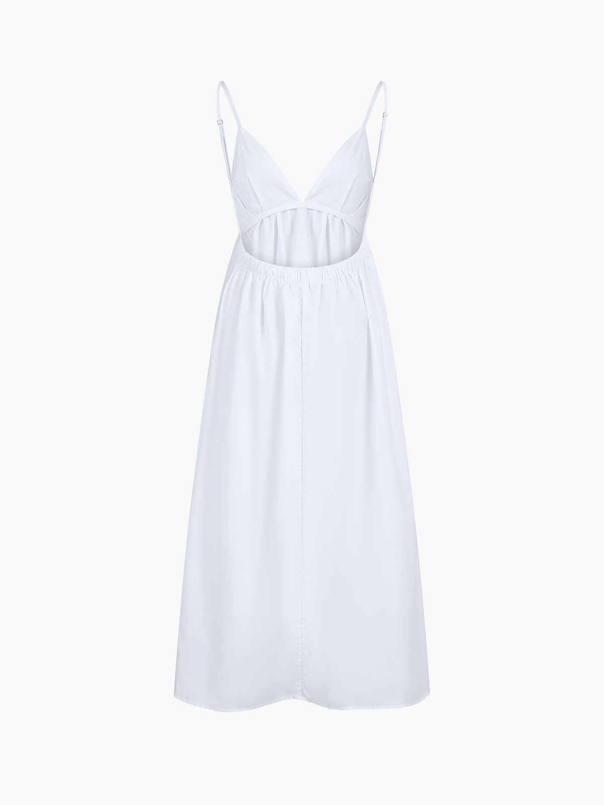 Camille Long Dress Women – Light Summer Dress with Open Back & Elegant Flowing Cut