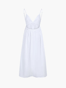 Camille Long Dress Women – Light Summer Dress with Open Back & Elegant Flowing Cut