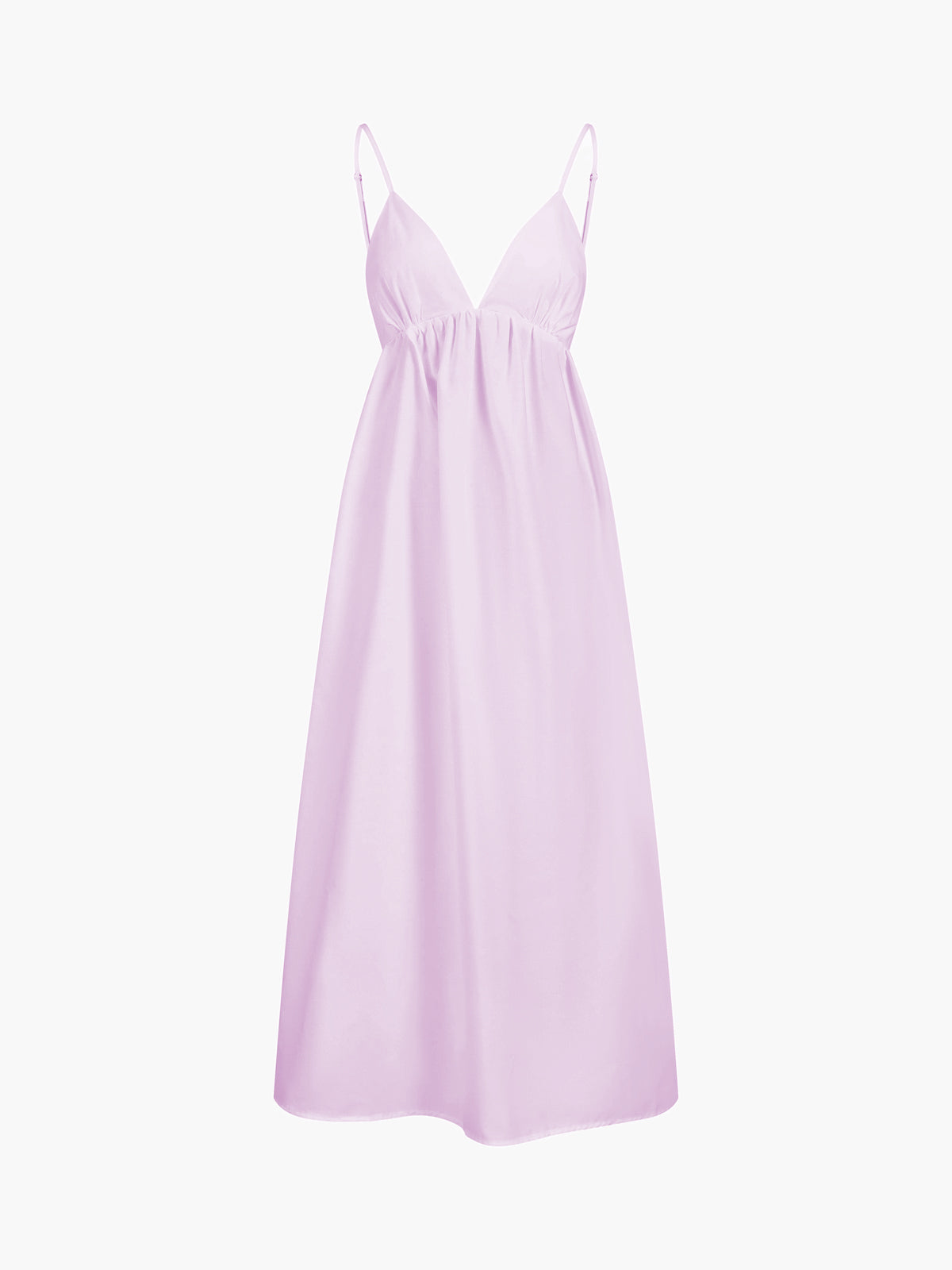 Camille Long Dress Women – Light Summer Dress with Open Back & Elegant Flowing Cut