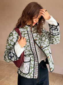 Lennox Quilted Floral Jacket – Multicolor, Bohemian and Authentic for a Unique Style