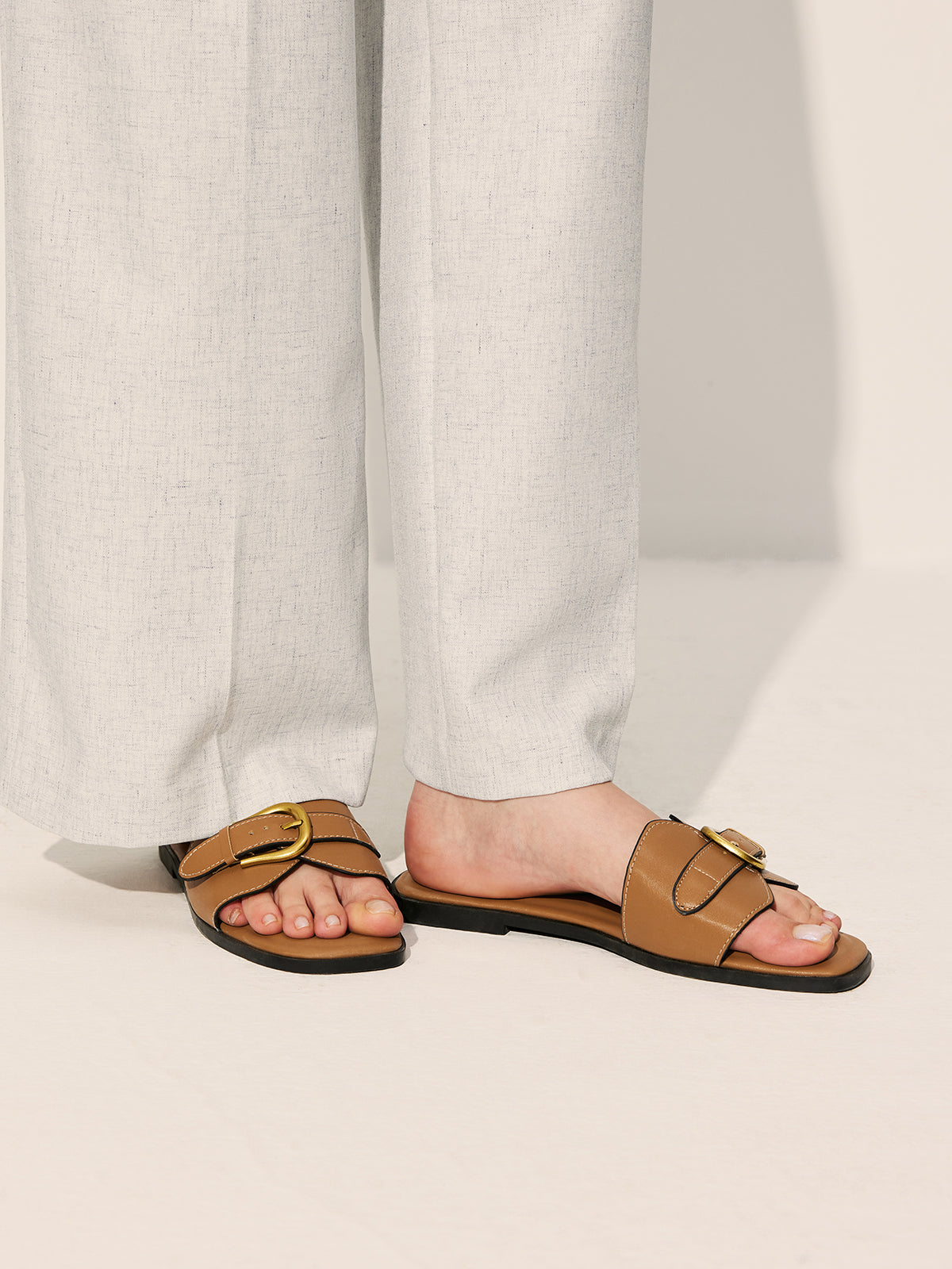 Héloïse Sandals Women Leather – Comfortable with Adjustable Strap & Ergonomic Sole