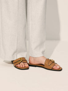 Héloïse Sandals Women Leather – Comfortable with Adjustable Strap & Ergonomic Sole
