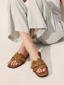 Héloïse Sandals Women Leather – Comfortable with Adjustable Strap & Ergonomic Sole