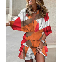 Summer Dress Women Anastasia – Short Sleeve Dress with V Neck and Elastic Waist for Hot Days