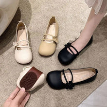 Clara Ballerines Femme – Elegant Shoes with Delicate Flower & Comfortable Double Strap