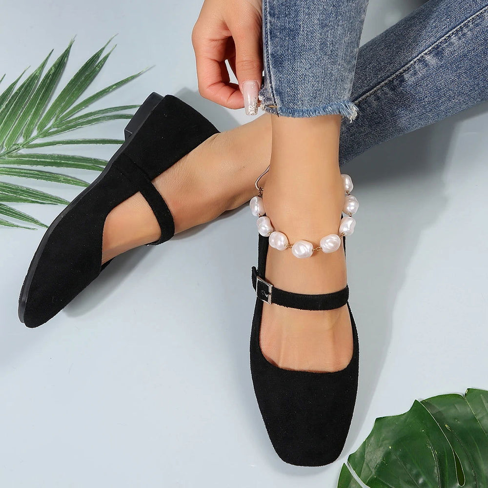 Kamila Women's Ballerinas – Elegant Shoes with Single Strap & Daily Comfort