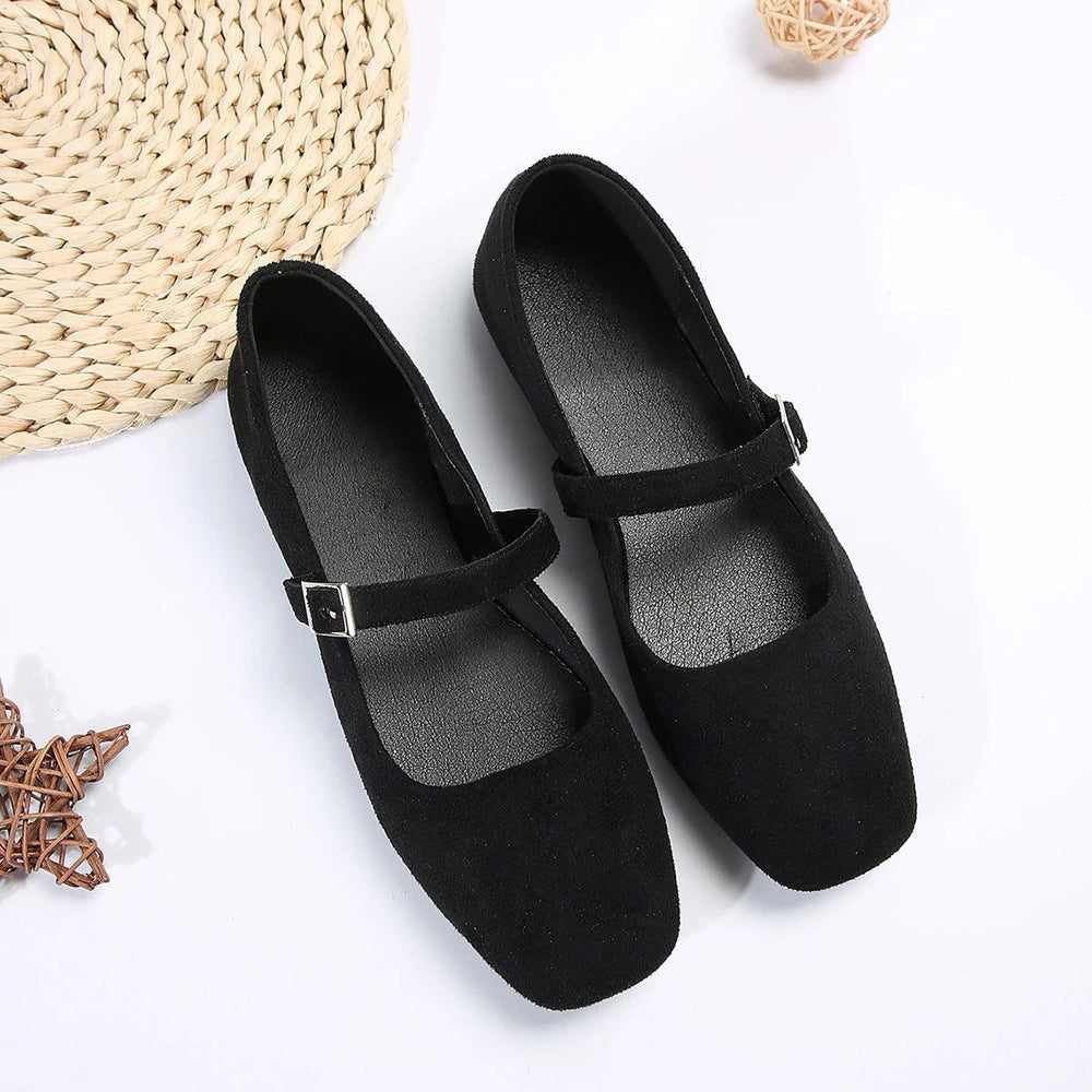 Kamila Women's Ballerinas – Elegant Shoes with Single Strap & Daily Comfort