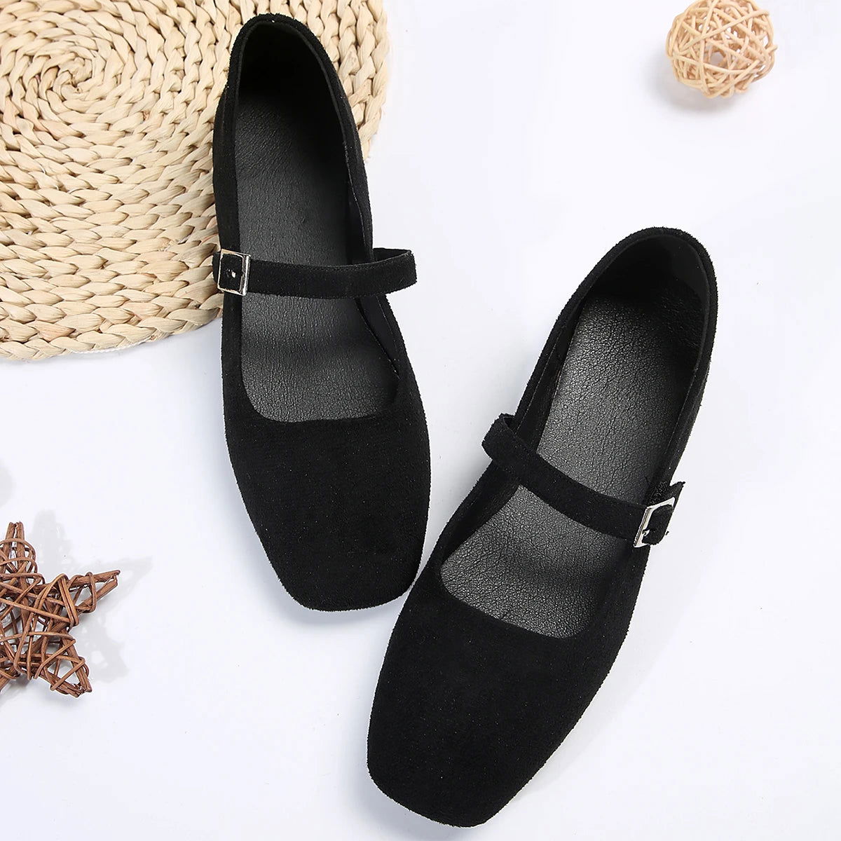 Kamila Women's Ballerinas – Elegant Shoes with Single Strap & Daily Comfort