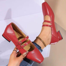 Luciana Ballerines Femme – Elegant Shoes with Double Straps & Comfortable Style