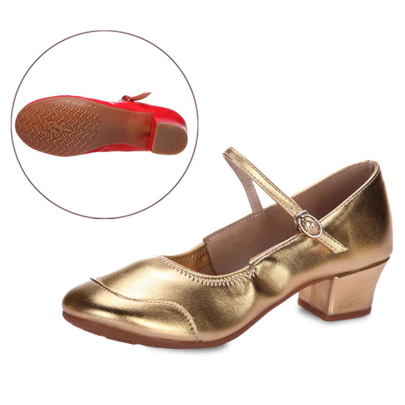 Charlotte Ballerines Femme – Elegant Low Heel Shoes & Comfortable Adjustable Strap
