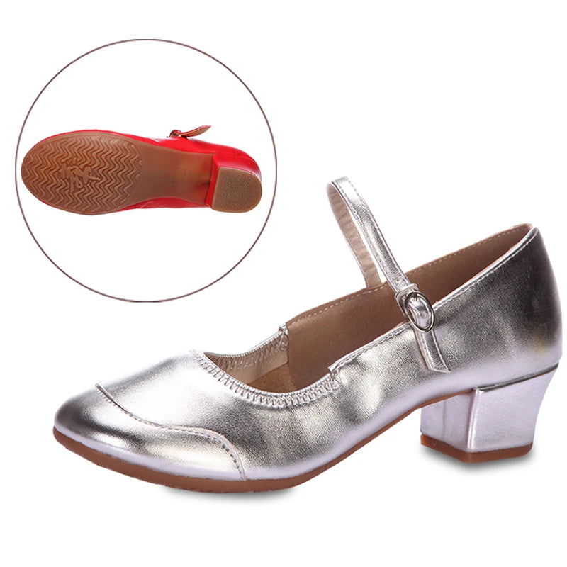 Charlotte Ballerines Femme – Elegant Low Heel Shoes & Comfortable Adjustable Strap