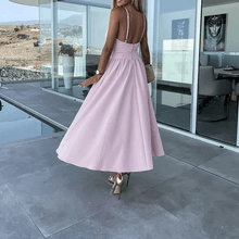 Bibiane Midi Dress Women – Modern Cutouts, Side Slit & Light Flowing Skirt