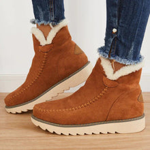 Paisley Women's Ankle Boots – Warm Slip-On Boots with Faux Fur Lining & Durable Sole