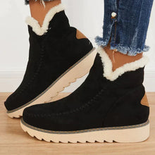 Paisley Women's Ankle Boots – Warm Slip-On Boots with Faux Fur Lining & Durable Sole