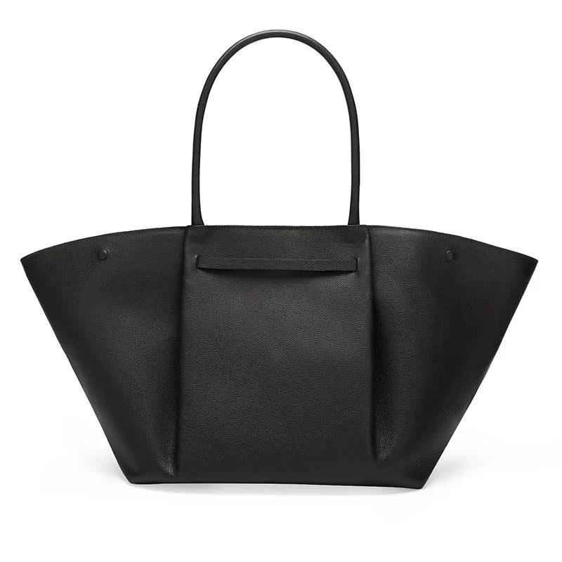 Celestina Women's Handbag – Elegant in Durable Vegan Leather with Golden Clasp and Large Space