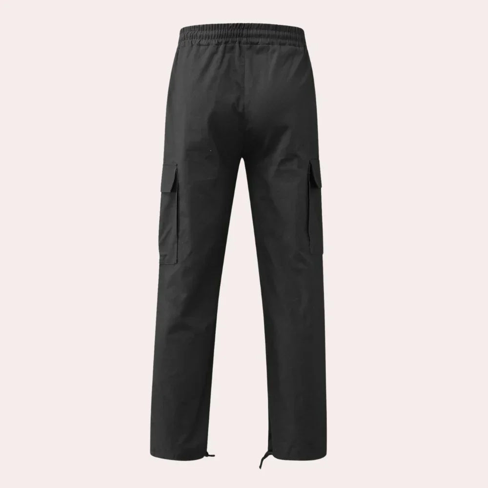 James Pantalon Cargo Homme – Robust Outdoor Pants with Pockets & Elastic Waist