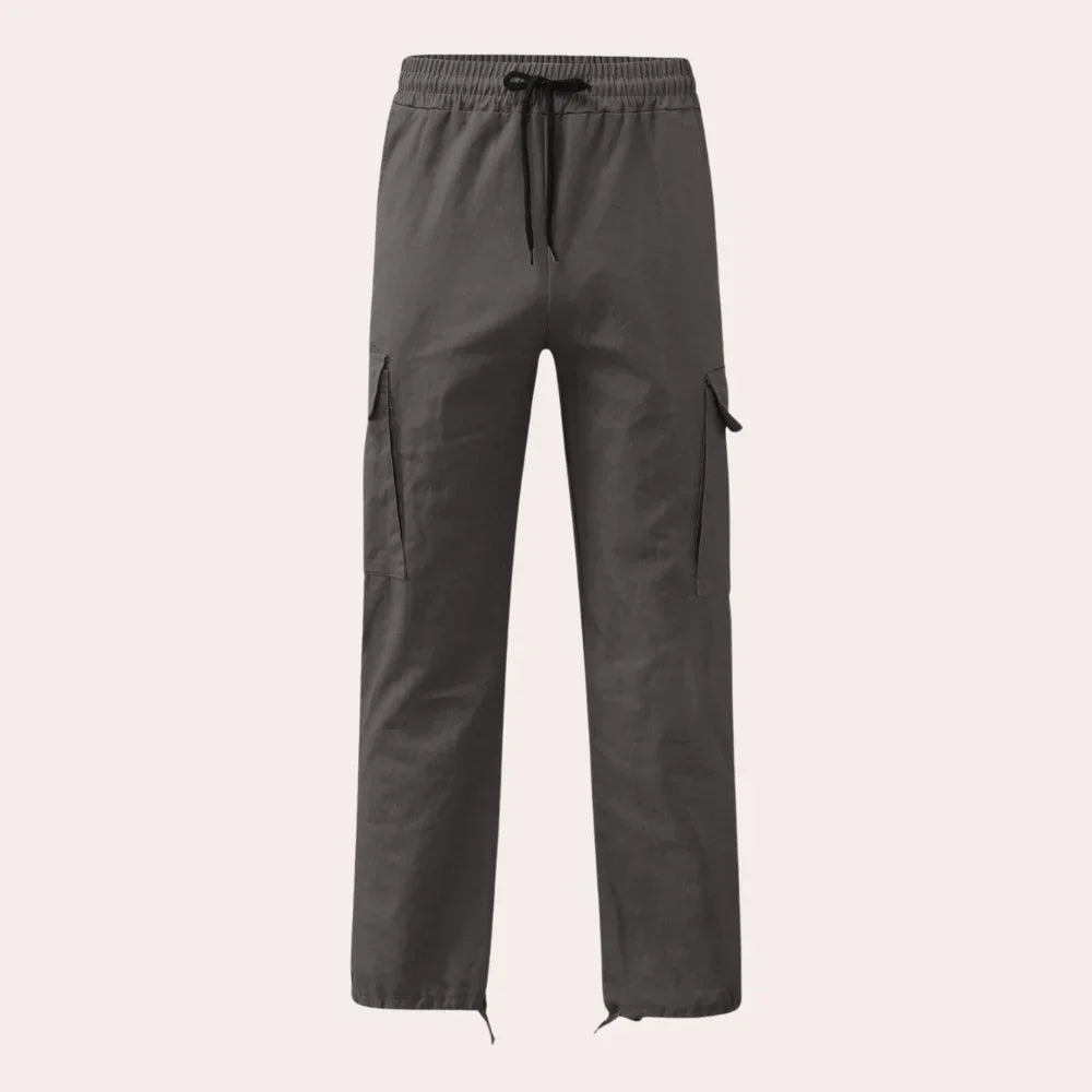 James Pantalon Cargo Homme – Robust Outdoor Pants with Pockets & Elastic Waist