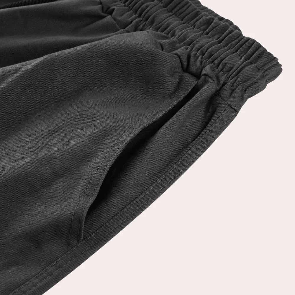 James Pantalon Cargo Homme – Robust Outdoor Pants with Pockets & Elastic Waist