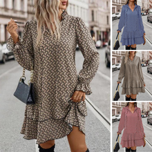 Robe Femme Stella – Elegant Long Sleeve Dress with Casual Fit and Timeless Style