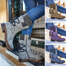 Juliana Snow Boots Women – Mid-High Winter Boots in Durable PU Leather & Sturdy Sole