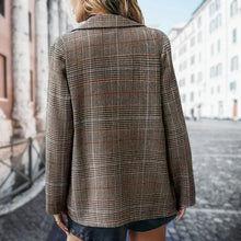 Amelia Blazer Femme – Elegant Checked Blazer with Comfortable Fit & Timeless Design