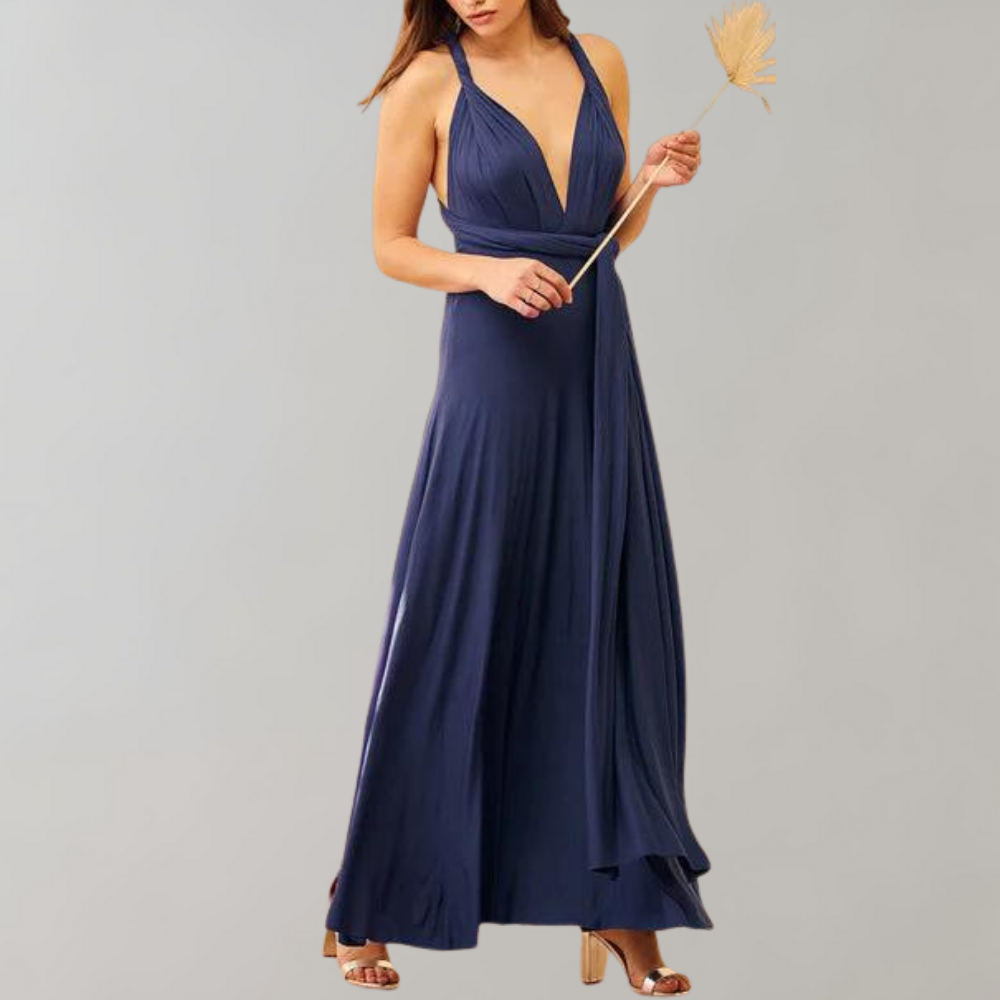 Thora Robe Femme – Versatile Wrap Dress in Lightweight & Breathable Fabric for Summer