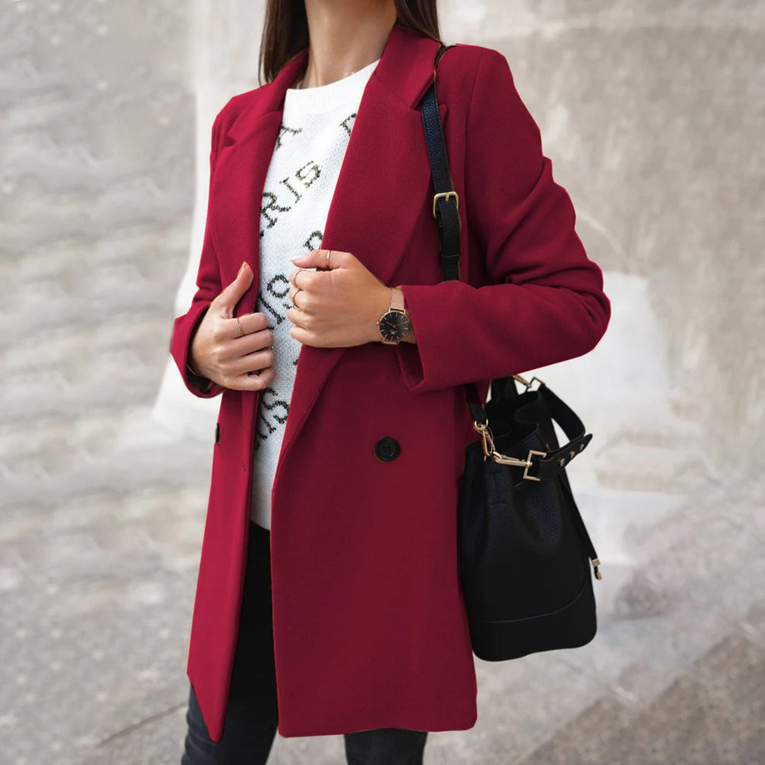 Soleil Women's Coat – Long Elegant & Comfortable Winter Coat with Chic Style