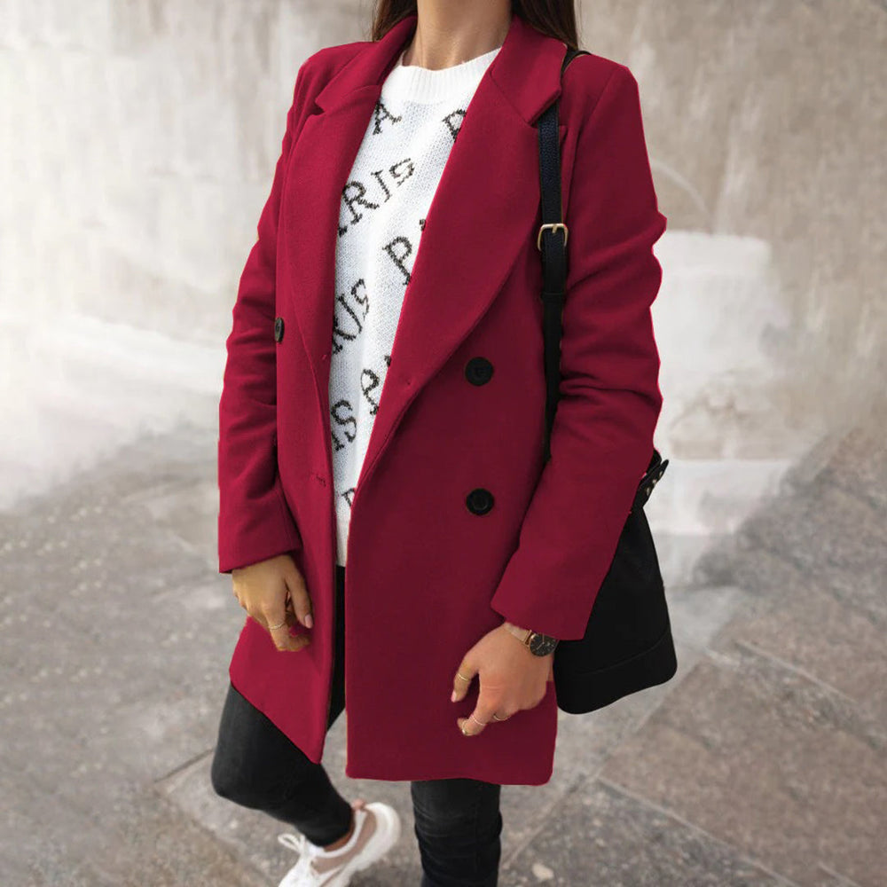 Soleil Women's Coat – Long Elegant & Comfortable Winter Coat with Chic Style