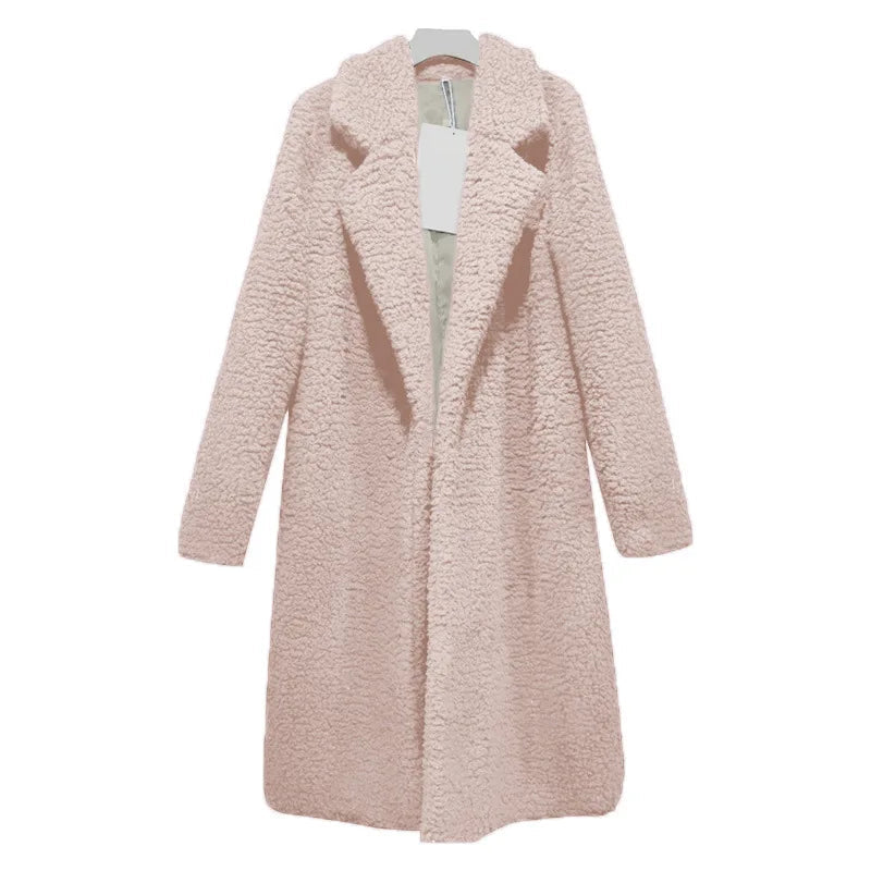 Elara Long Coat Women – Comfortable Loose Fit & Winter Protection