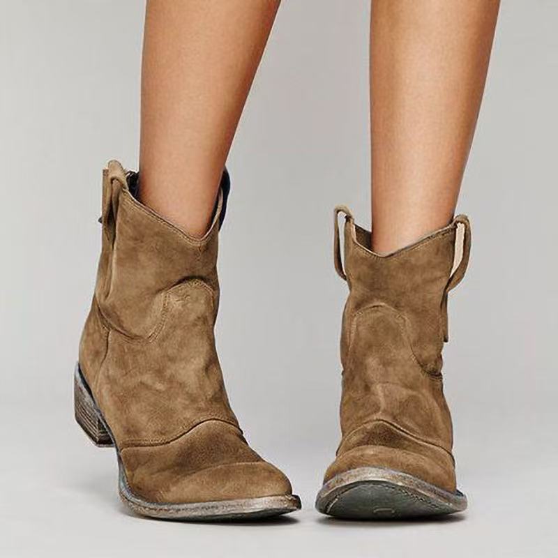 Charlotte Women's Boots – Luxurious Suede Boots with Comfortable & Elegant Wedge Heel