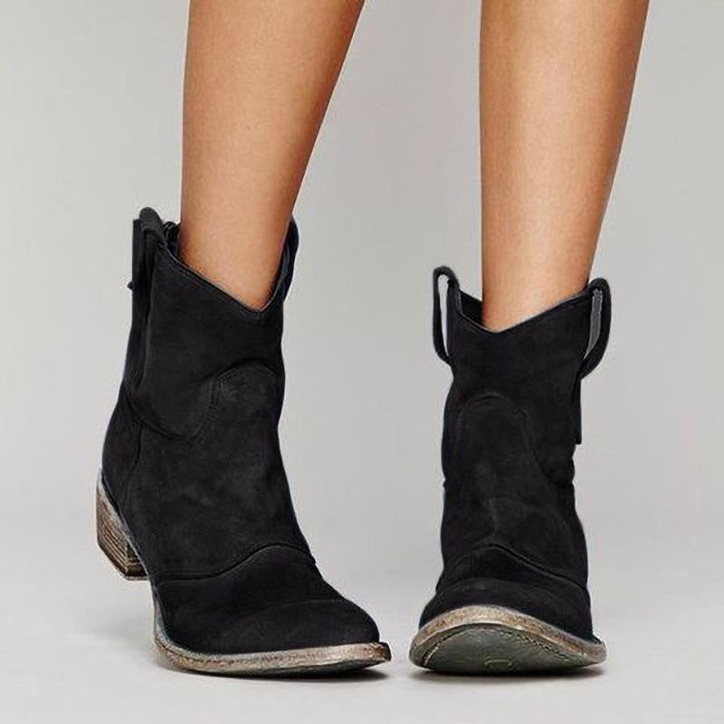 Charlotte Women's Boots – Luxurious Suede Boots with Comfortable & Elegant Wedge Heel
