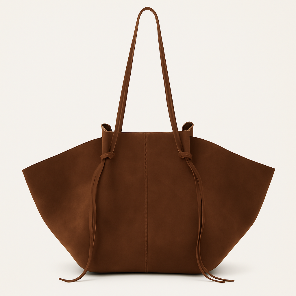 Lydia Sac Cabas Femme – Large Size in Soft Suede, Elegant & Bohemian Chic Style