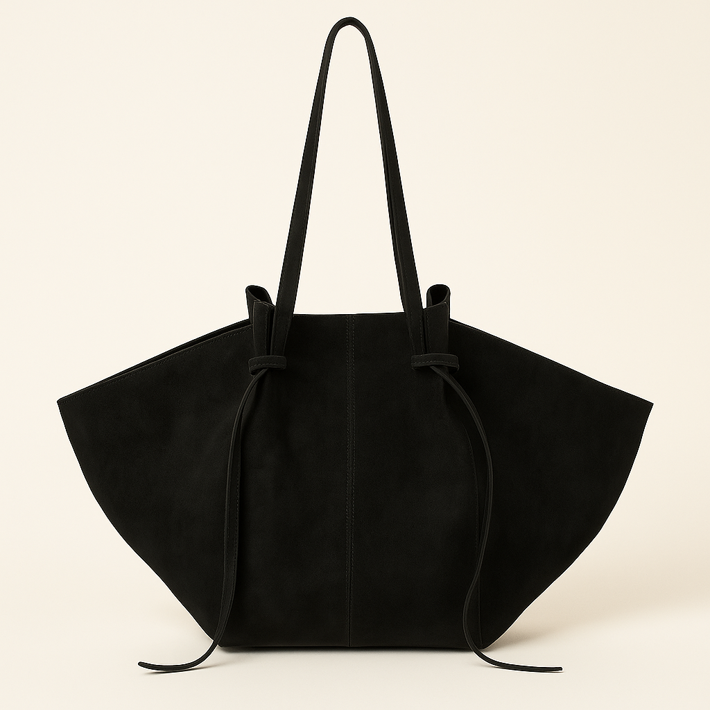 Lydia Sac Cabas Femme – Large Size in Soft Suede, Elegant & Bohemian Chic Style
