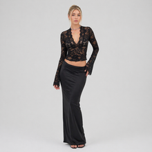Camille Laurent | Sheer Floral Top For Women