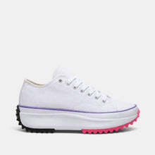 Women's Premium Platform Sneakers - Lace-up Canvas Trainers