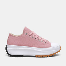 Women's Premium Platform Sneakers - Lace-up Canvas Trainers
