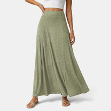 Women's Long Green Skirt