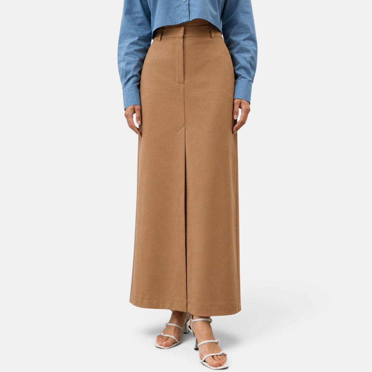 Women's High-Waisted Long Skirt