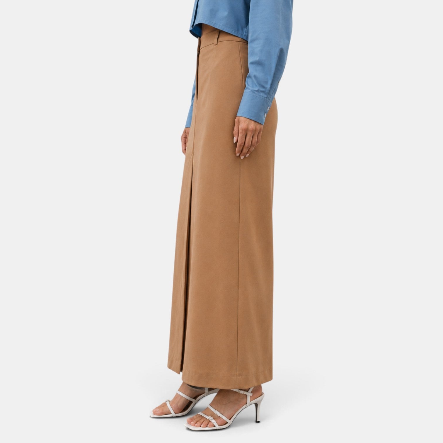 Women's High-Waisted Long Skirt